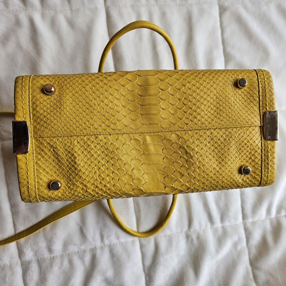 Coach Embossed Python Swagger 27 ‎ Bag Dual Handl… - image 8